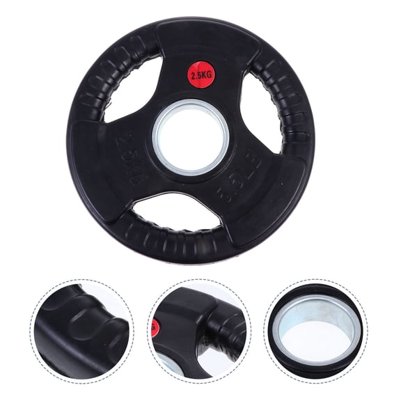 PENIKOKO 1Pcs Rubber Plates Weights Dumbbell Plates for Endurance Training