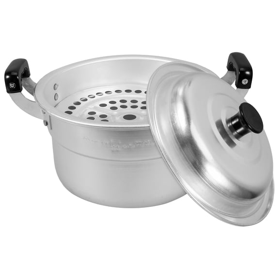 PENIKOKO 1Pack Silver Aluminum Pot Steam Boil Water Cook Soup Heat Food Kitchen Use