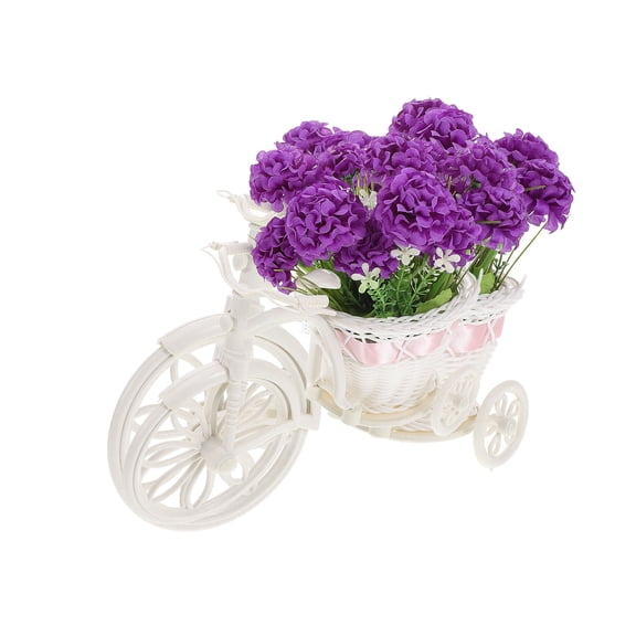 PENIKOKO Plastic Purple Hydrangea Artificial Flower Ball, Charming Decor for Any Room