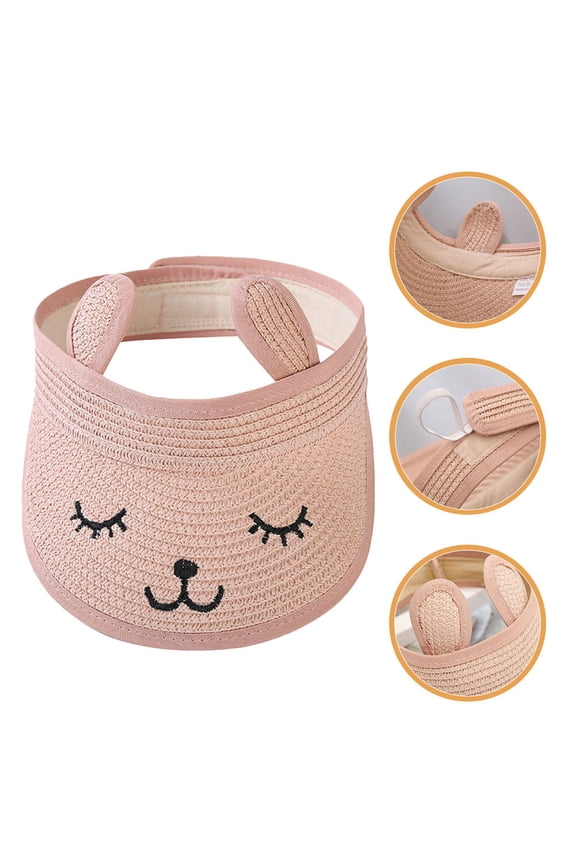 Pink Womens Beach Hat with Sunshade Feature for Summer Outdoor Fun