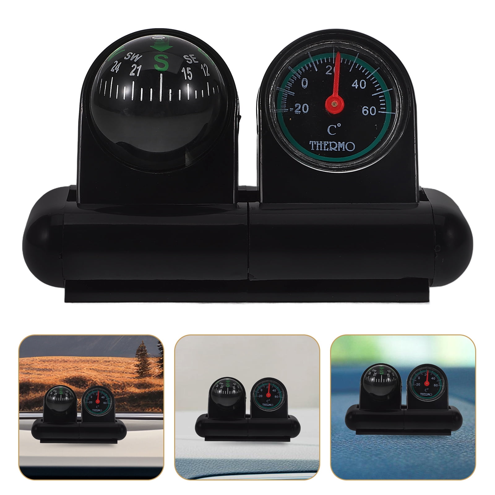 PENIKOKO Dash Compass Car Use Navigation Temperature Monitoring ...