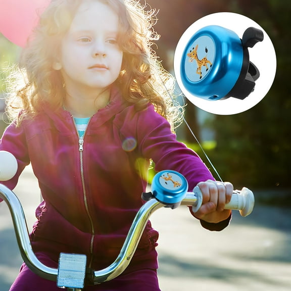 PENIKOKO 1Set Bicycle Bell for Boys Cartoon Design Loud Sound Easy Installation for Cycling Outdoor Activities