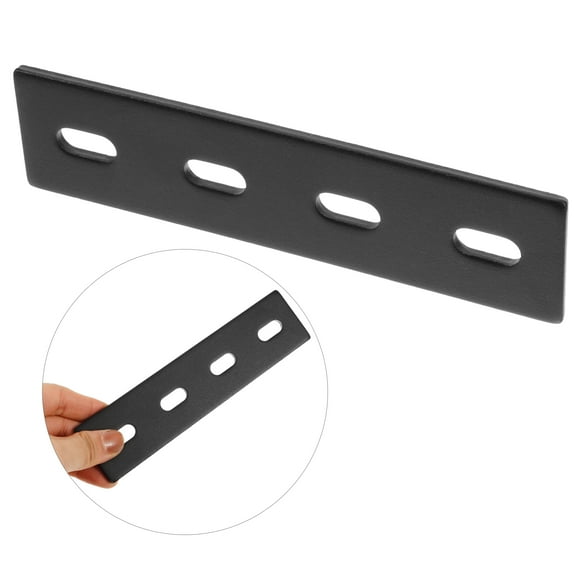 PENIKOKO Straight Flat Brackets Corner Brace Black 1Set