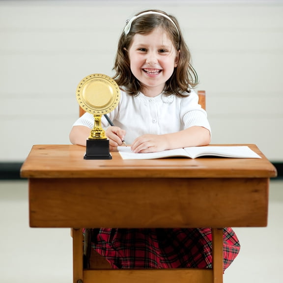 PENIKOKO 1Set Golden Plastic Trophy for Kids Trophy Awards in Team Building Events
