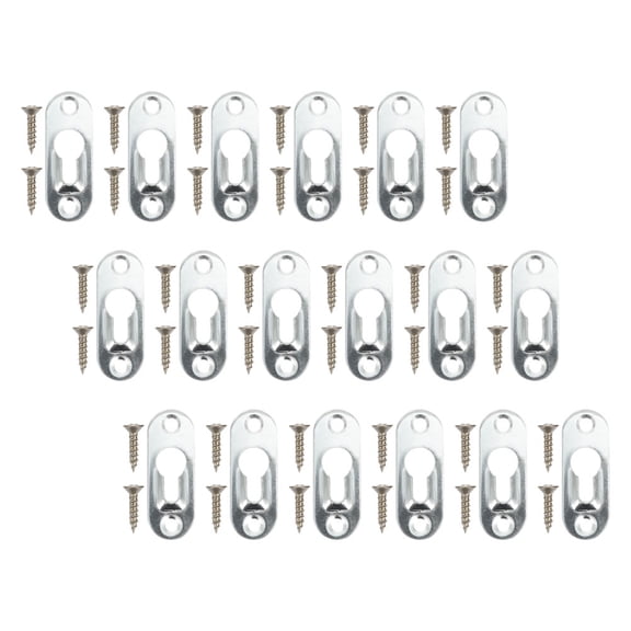 PENIKOKO Heavy Duty Metal Picture Frame Backing Clips Set for Secure Wall Hanging in Gallery and Home Decor
