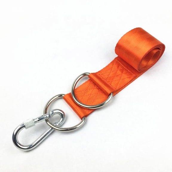 PENIKOKO 1Set Lightweight Orange Hammock Straps for Tree Hanging and Camping with High Weight Capacity
