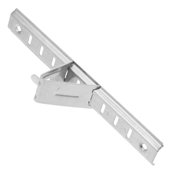 PENIKOKO 1Set Silver Stainless Steel Refrigerator Drawer Slide Rail Din Rail Slotted for Stable Support