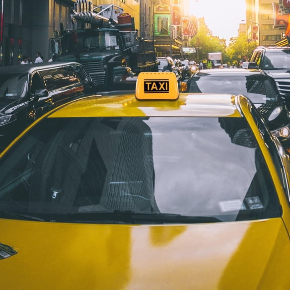 PENIKOKO 1Set Taxi Roof Light Plastic Waterproof Cab Sign for Drivers