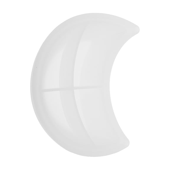 PENIKOKO Moon Shaped Silicone Casting Epoxy Mold for DIY Plate Making