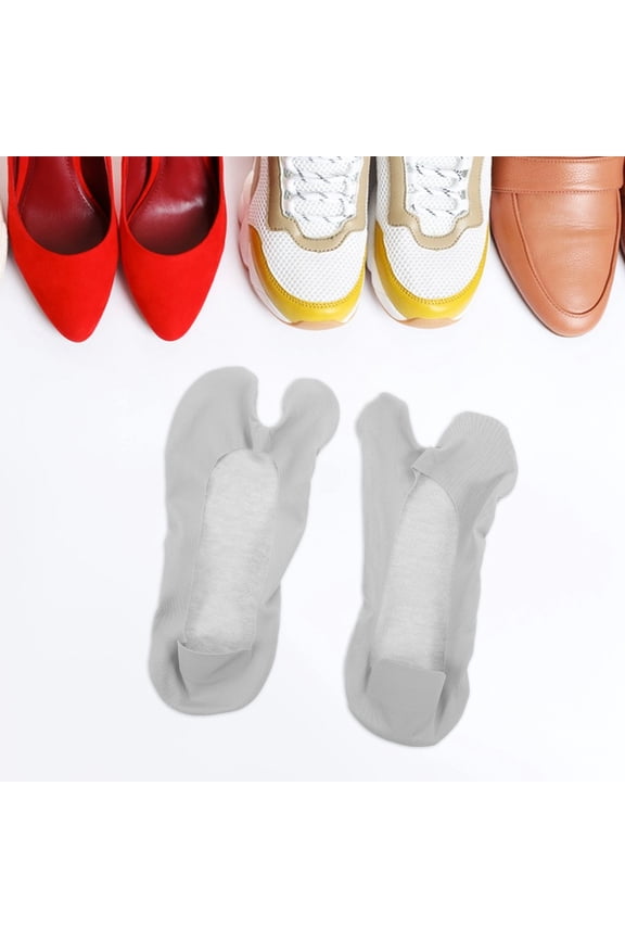 2 Pairs Women's Toe Warmers, Assorted Colors, Invisible Design, Comfortable Fit, Soft and Cozy for Indoor Use