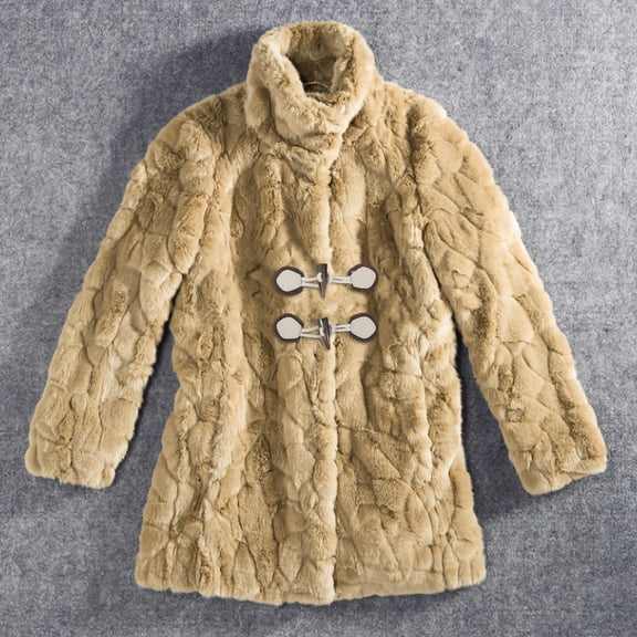 PENIKOKO Push Button Toggle Clasp Cotton 2 Pairs Replacement Buttons for Outerwear Jackets Coats