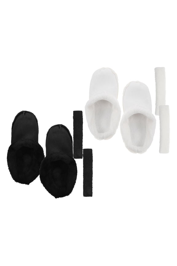 2 Pairs Winter Slippers Liner Footbed Liners Assorted Color Removable for Various Consumers Needs