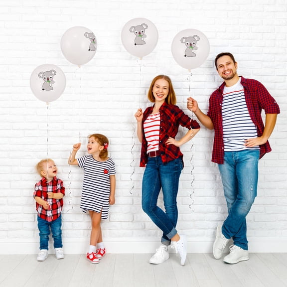 PENIKOKO 20 Pcs Creature Balloons Natural Latex Jungle Theme for Home Decor