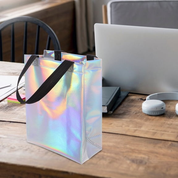 PENIKOKO 20 Pcs Reusable Non-Woven Fabric Grocery Tote Bags Multi-Purpose Shopping Bags