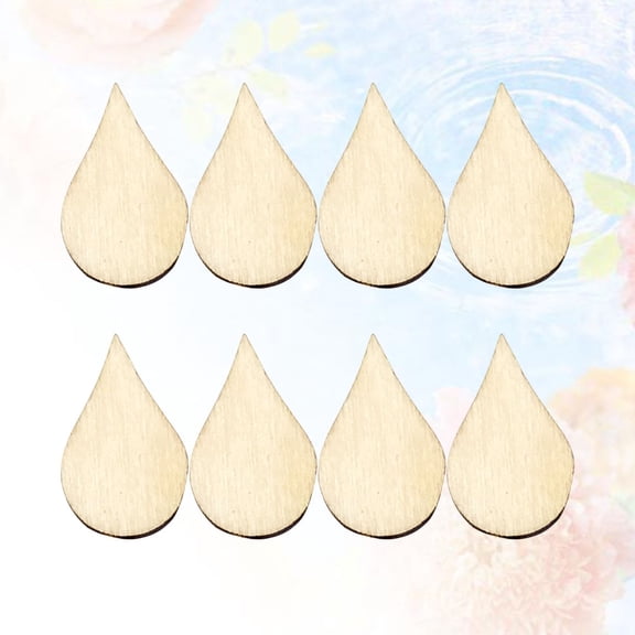 PENIKOKO 200 Pcs Wooden Rounds For Crafts Beige DIY Embellishments For Home Decor