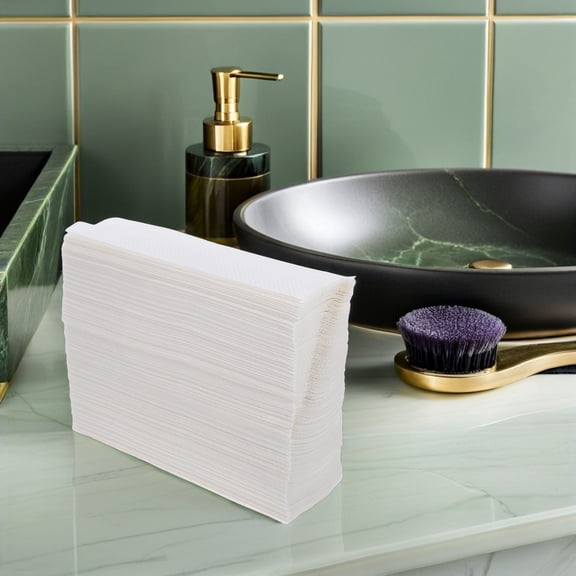 PENIKOKO Thick Bathroom Napkin Towels 200 Sheets Per Pack Soft Absorbent Paper Towels for Home and Kitchen Use