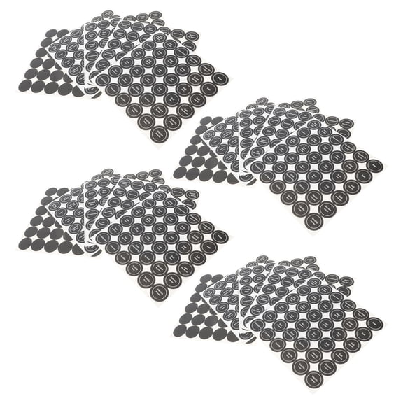 PENIKOKO 20Pcs Self Adhesive Jar Label Stickers for Canisters, Pantry, Kitchen, Storage, Sealed Marking Tags