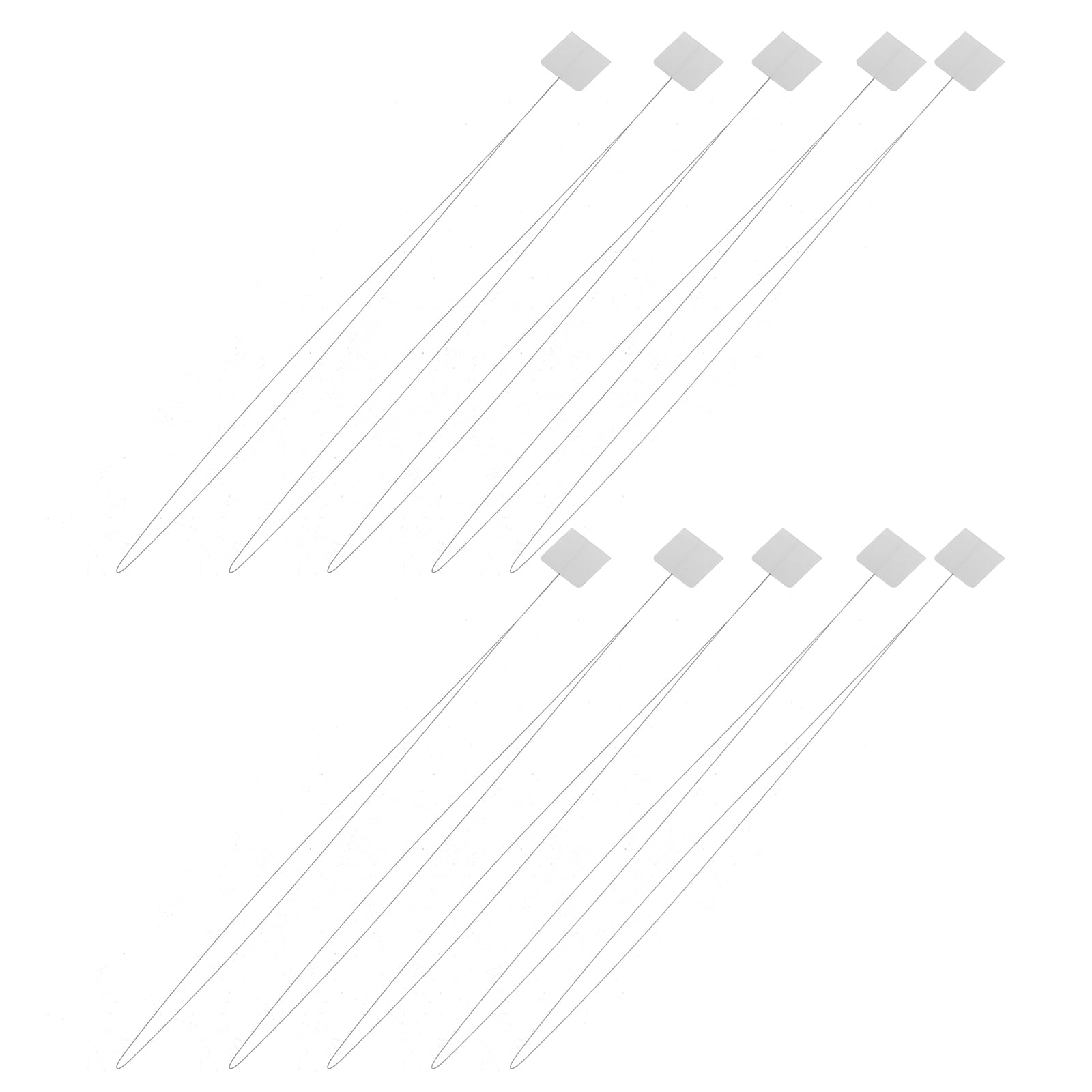 Threaded Loop For All Thread PENIKOKO 20Pcs Long Steel Needle Threaders for Sewing Multi Use Wire ...
