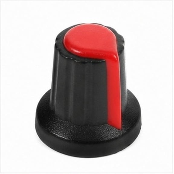 PENIKOKO 20Pcs Red Plastic DJ Mixer Controller Knobs Replacement Parts for Home and