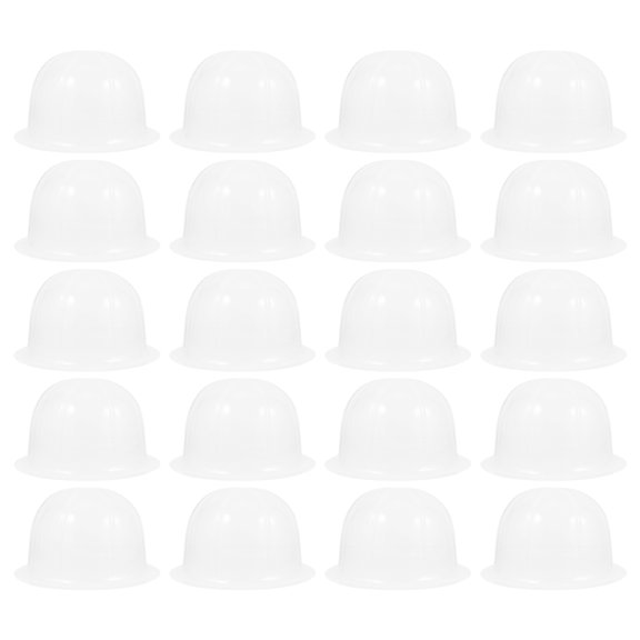 PENIKOKO 20Pcs Tabletop Cap Holder Support with Transparent Material for Retail Store Hat Display