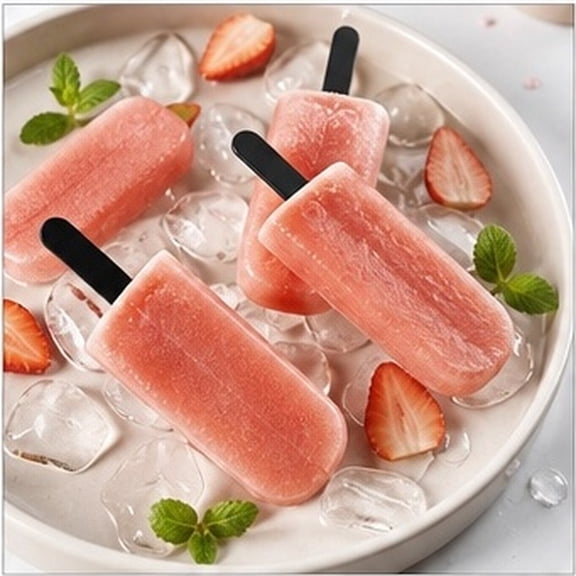 PENIKOKO 20pcs Acrylic Cakesicle Sticks Reusable DIY Craft Sticks for Home