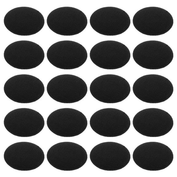 PENIKOKO 20pcs Black Metal Buckles for Crafts, Vintage Style Dress & Clothing Accessories
