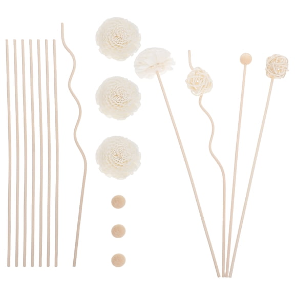 PENIKOKO 22Pcs Air Freshener Diffuser Sticks Natural Rattan Wood Aromatic Oil Diffuser Replace
