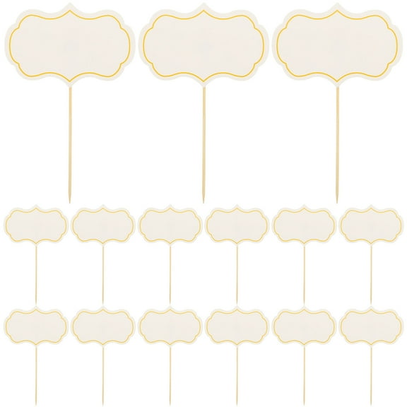 PENIKOKO 24Pcs Cheese Markers and Condiment Labels for Food Buffets, Parties, Weddings, and Events