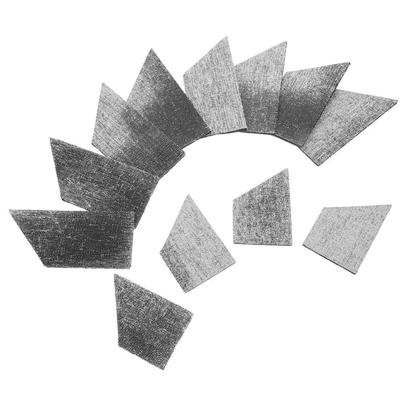 PENIKOKO 24pcs Billiard Pool Table Cushion Facings for Extended Table Lifespan Grey Rubber