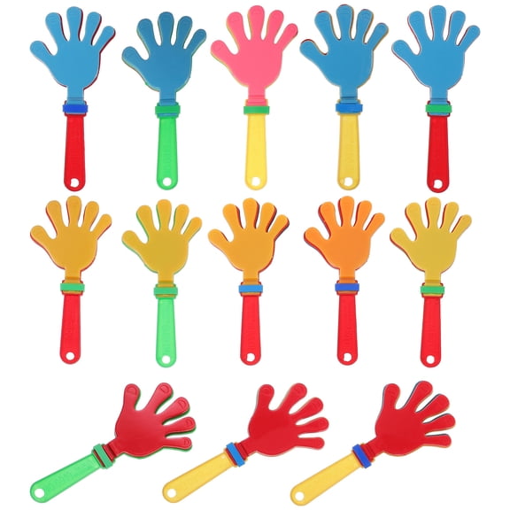 PENIKOKO 24pcs Hand Clappers Noisemaker Toys Assorted Color Noise Maker for Parties for Fan Gear