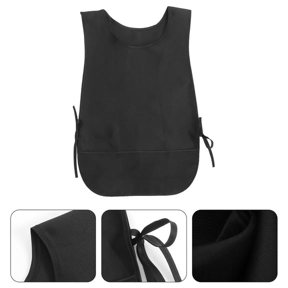 PENIKOKO Set of 2 Black Cooking Aprons with Splash and Stain for Home and Restaurant Use