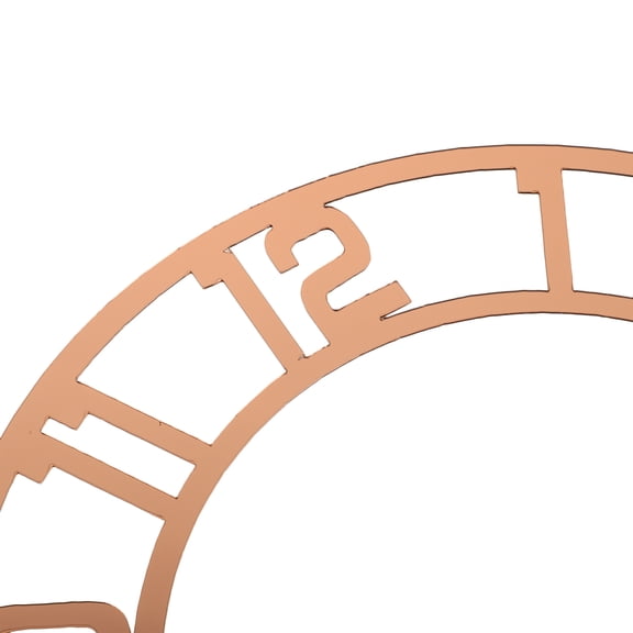 PENIKOKO 2Pcs Craft Clock Face Light Brown Acrylic Round Clock Dial for DIY Craft Projects