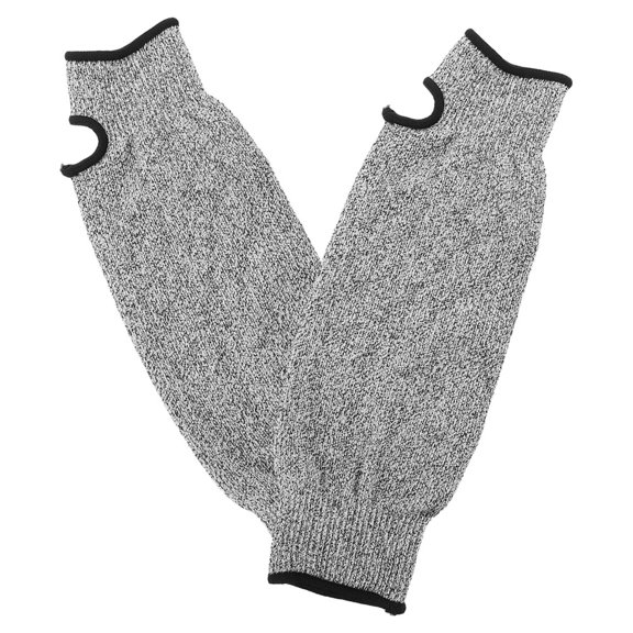 PENIKOKO 2Pcs Durable Plated Silver Anti Cut Arm Guards with Comfortable Fit for Gardening and Yard Work