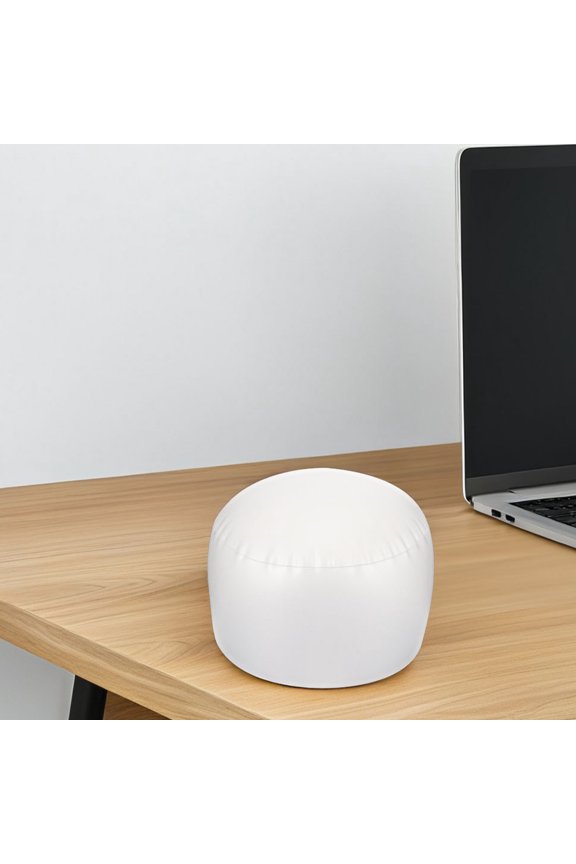 2Pcs Flat Inflatable Cap Holder In White PVC For Hats Travel Support