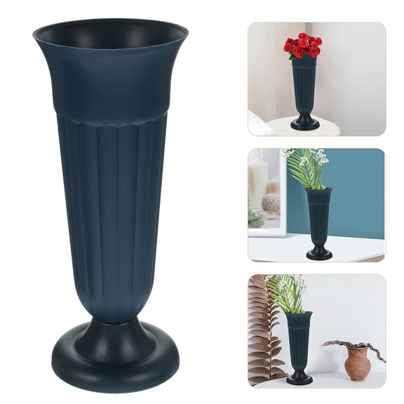 PENIKOKO Cemetery Flower Pot Dark Green PP 2Pcs