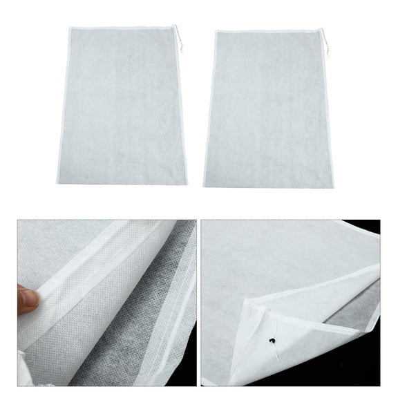 PENIKOKO 2-Pack Fruit Tree Protective Covers White Nonwoven Fabric Frost Resistant Cold Weather Bags