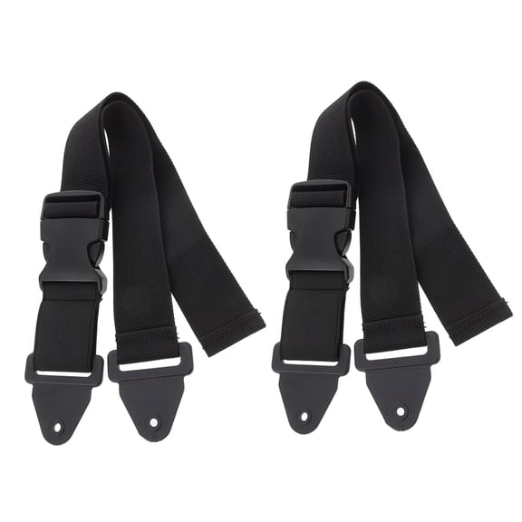 PENIKOKO 2Pcs Outdoor Garbage Can Lid Lock Straps Black Secure Trash Bin Locking Bands