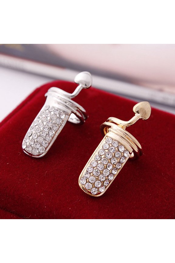 2Pcs Golden Nail Rings Safe Comfortable to Wear Stylish Finger Rings for Decorative Use