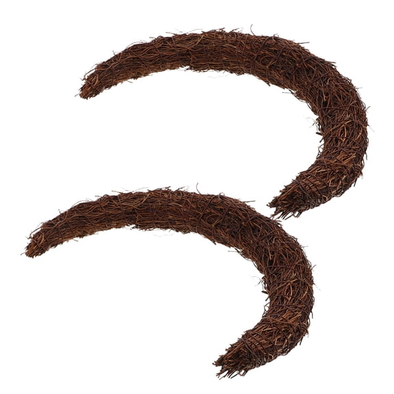 PENIKOKO 2Pcs Grape Vine Wreath Set - Rustic Wall Hanging for Christmas Party Decor