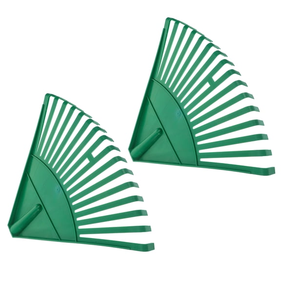 PENIKOKO 2-Pack Lawn Rakes for Pine Needle Removal and Fall Yard Cleanup, Garden Tools for Efficient Leaf and Debris Collection