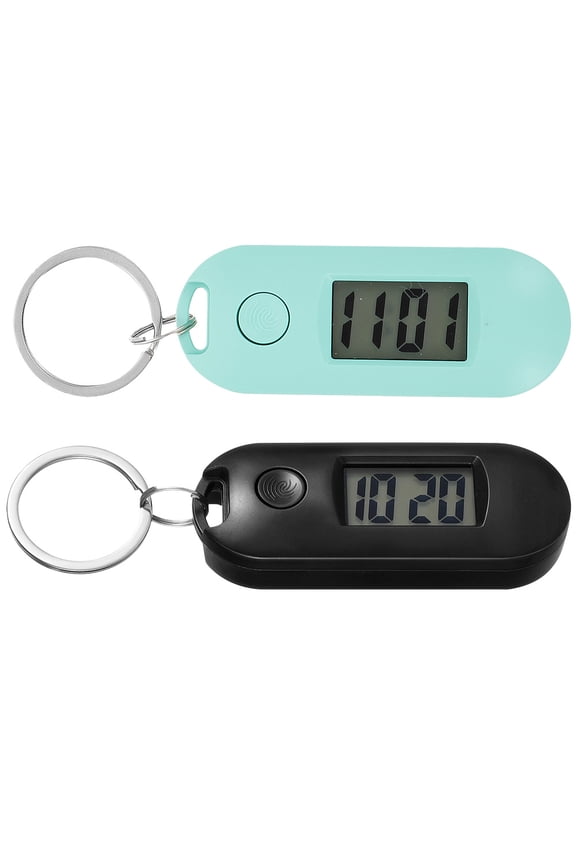 2-Pack Hanging Watches Plastic Material Lightweight and Easy to Carry for Sports and Outdoor Activities