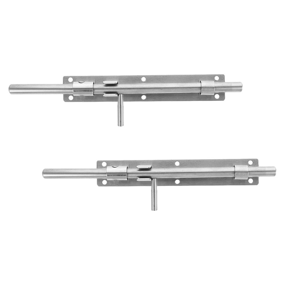 PENIKOKO 2-Pack Heavy Duty Stainless Steel Bolt Locks for Wooden Gates, Fences, and Doors - Security Latches Hardware