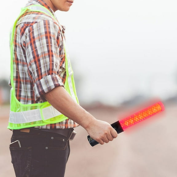 PENIKOKO 2Pcs Led Traffic Control Wand For Parking Guidance And Safety