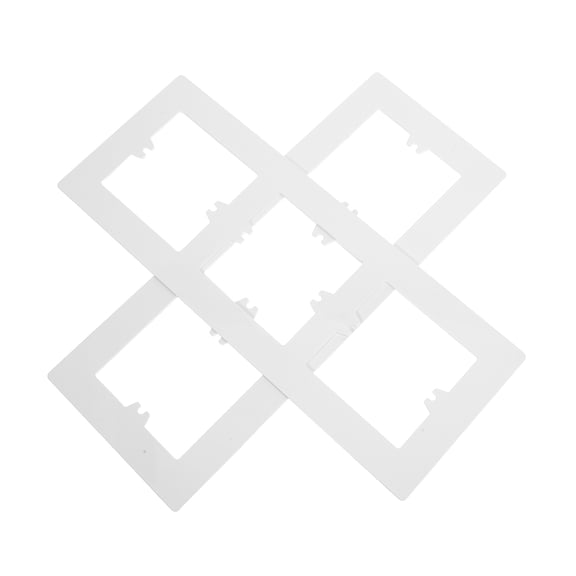 PENIKOKO 2-Pack White Minimalist Switch Plate Wall Cover for Homeowners, and Easy to Install