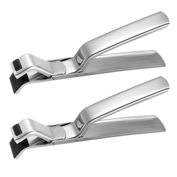 PENIKOKO 2-Pack Stainless Steel Pot Gripper and Bowl Lifter Clip Multi-Functional Kitchen Tool for Safe Cooking