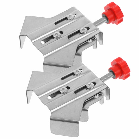 PENIKOKO 2-Pack Stainless Steel Corner Clamps for Picture Frames, Fish Tanks, and Multifunctional Support Brackets