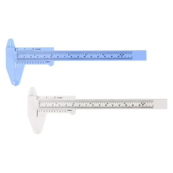 PENIKOKO 2-Pack Manual Calipers Measuring Tool Assorted Colors High Precision Measurement for Accurate Readings
