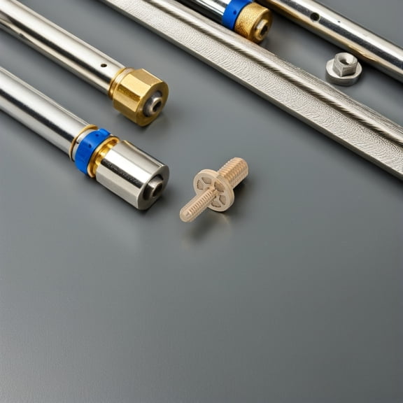 PENIKOKO 2Pcs Pool Cue Brass Screws Durable Joint Connecting Hardware for Extended Handle Billiard Accessory