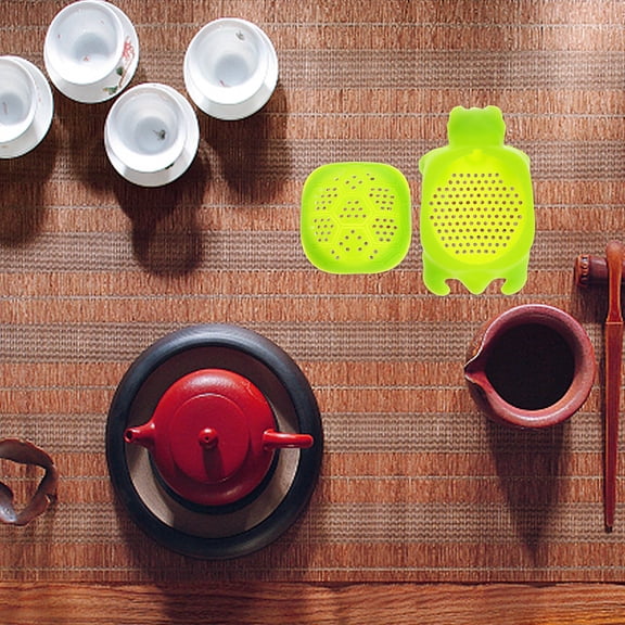 PENIKOKO 2- Silicone Turtle Tea Infusers, Animal-Shaped Loose Leaf Tea Strainers for Home Brewing