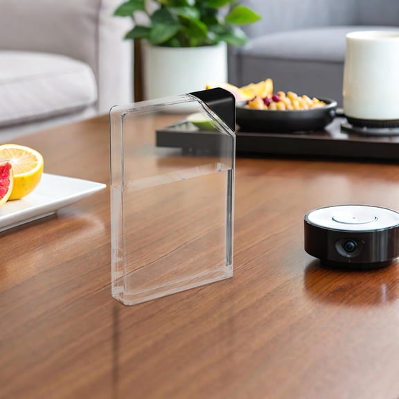 PENIKOKO 2Pcs Slim Flat Water Bottles Portable Clear Sports Bottle for Outdoor and Storage Use